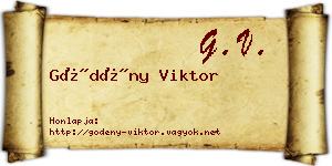 Gödény Viktor névjegykártya